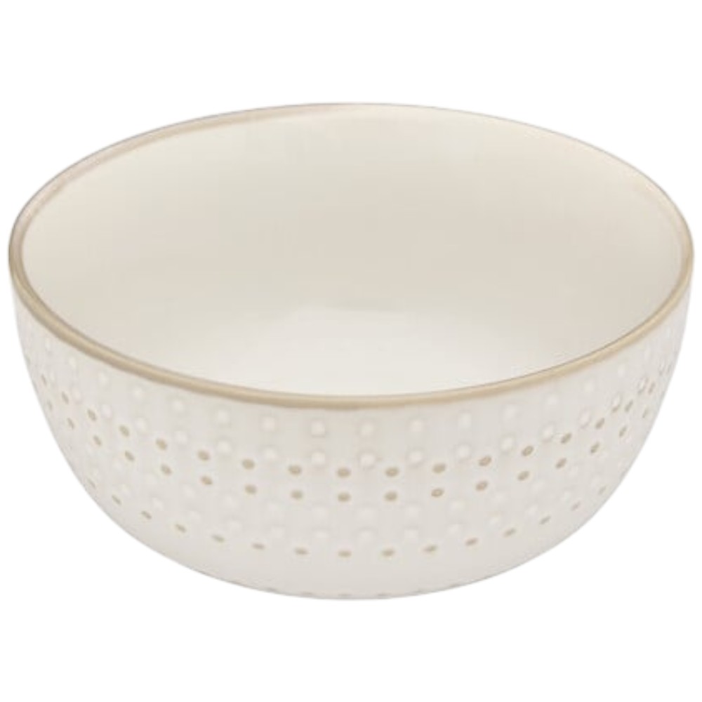 camille-dots-stoneware-bowl-15cm-white