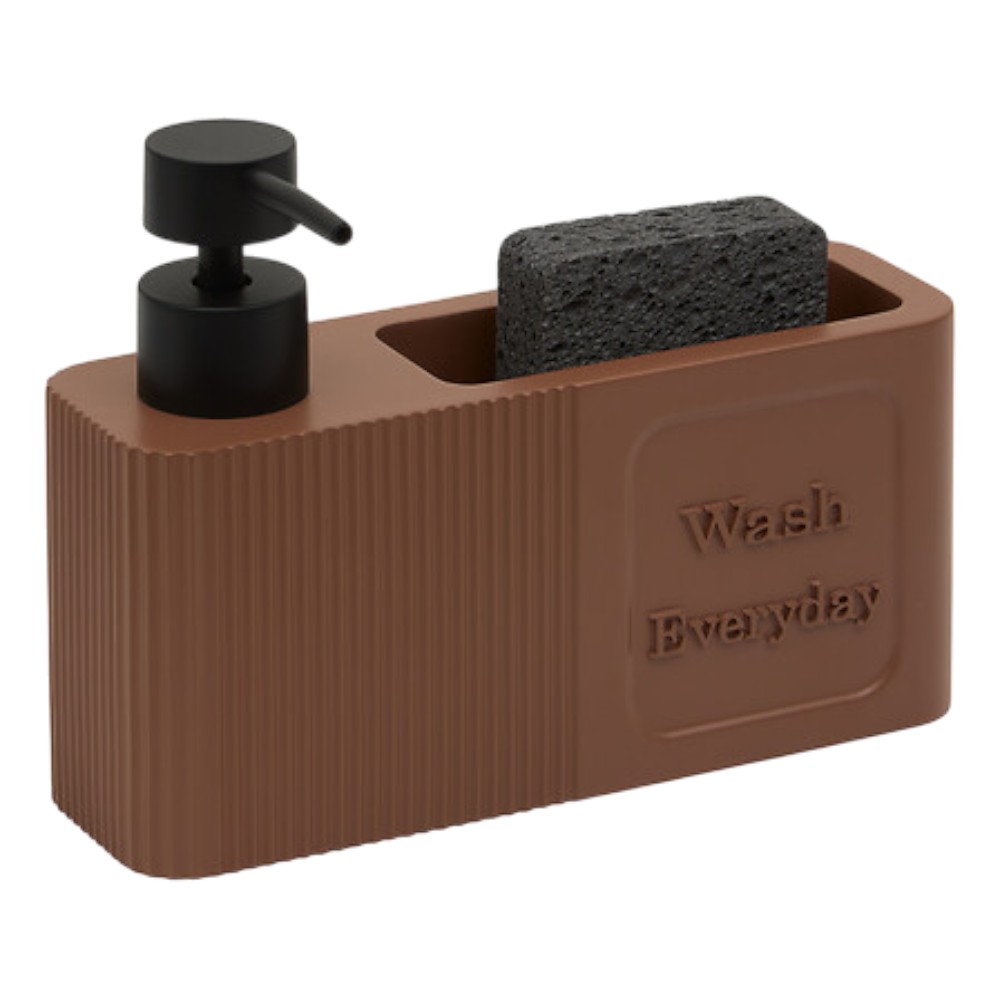 terra-soap-dispenser-0-25-l-with-sponge-brown