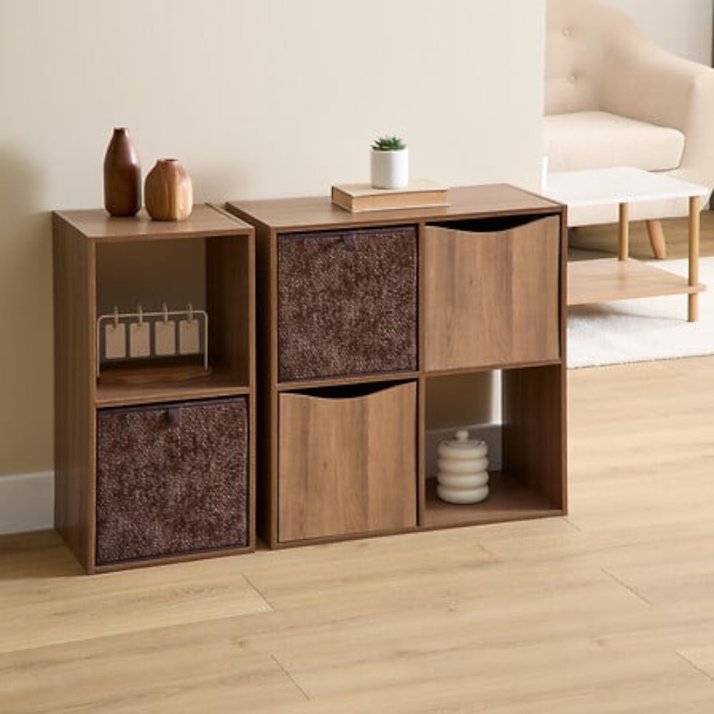 5five-velvy-mix’n-modul-foldable-storage-box-–-31-x-31-x-31cm-chocolate-brown
