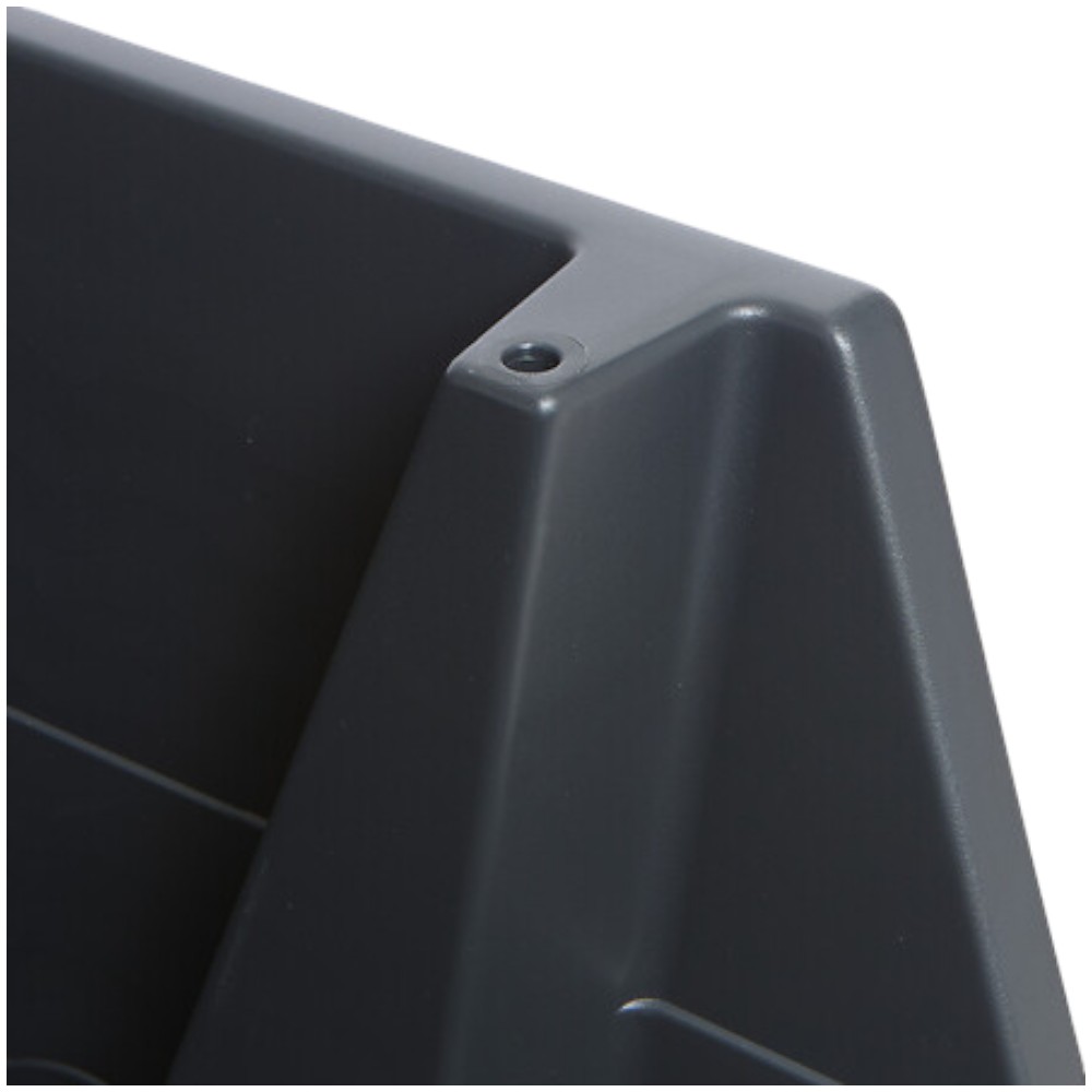 5five-essentials-3-tier-stackable-storage-bin-tower-black-66cm
