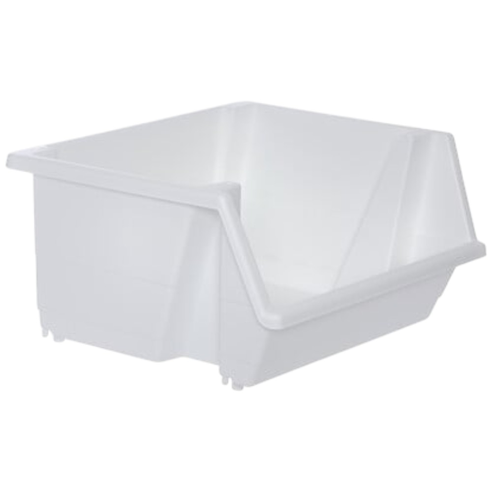 5five-essentials-3-tier-stackable-storage-bin-tower-white-66cm