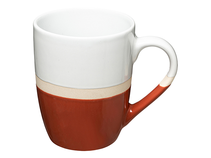 sofia-earthenware-mug-duo-tone-terracotta-red-with-beige-33-cl