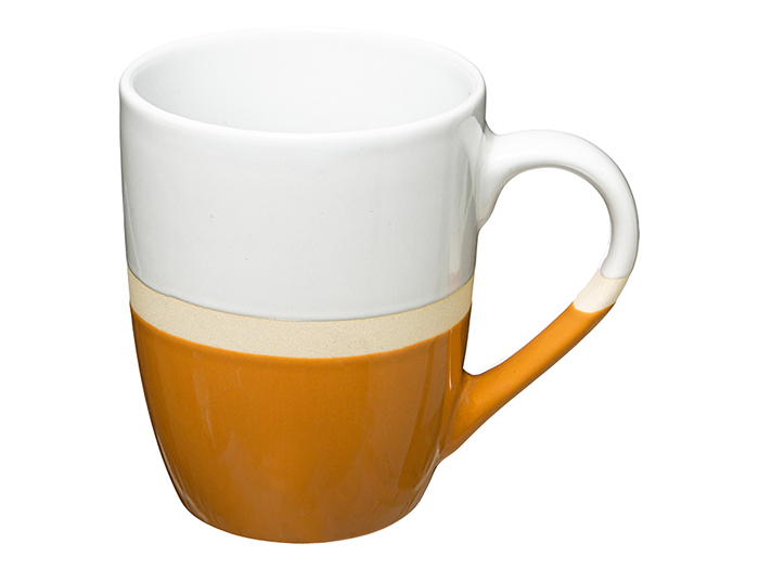 sofia-earthenware-mug-duo-tone-mustard-yellow-with-beige-33-cl