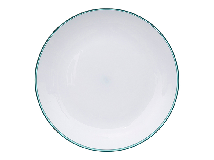 5five-polystyrene-flat-plate-with-petrol-blue-coloured-rim-25cm