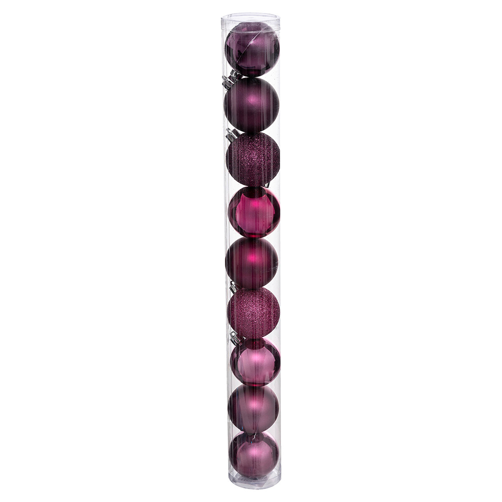 atmosphera-christmas-baubles-set-of-9-pieces-6cm-purple