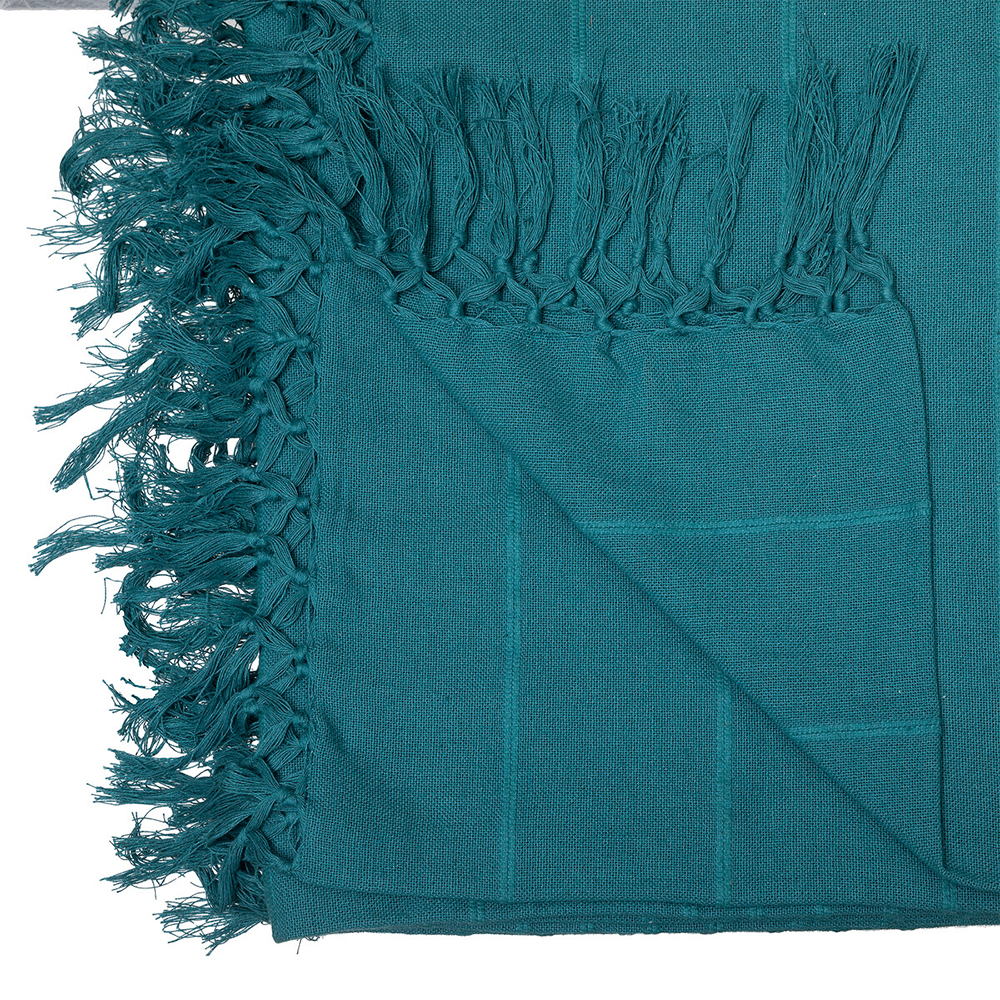 atmosphera-fringed-cotton-bedspread-peacock-blue-230cm-x-250cm