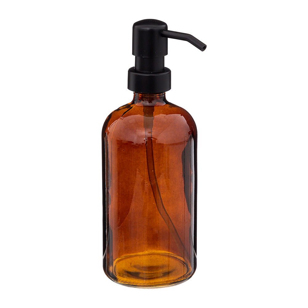 5five-tinted-glass-liquid-soap-dispenser-brown-450ml