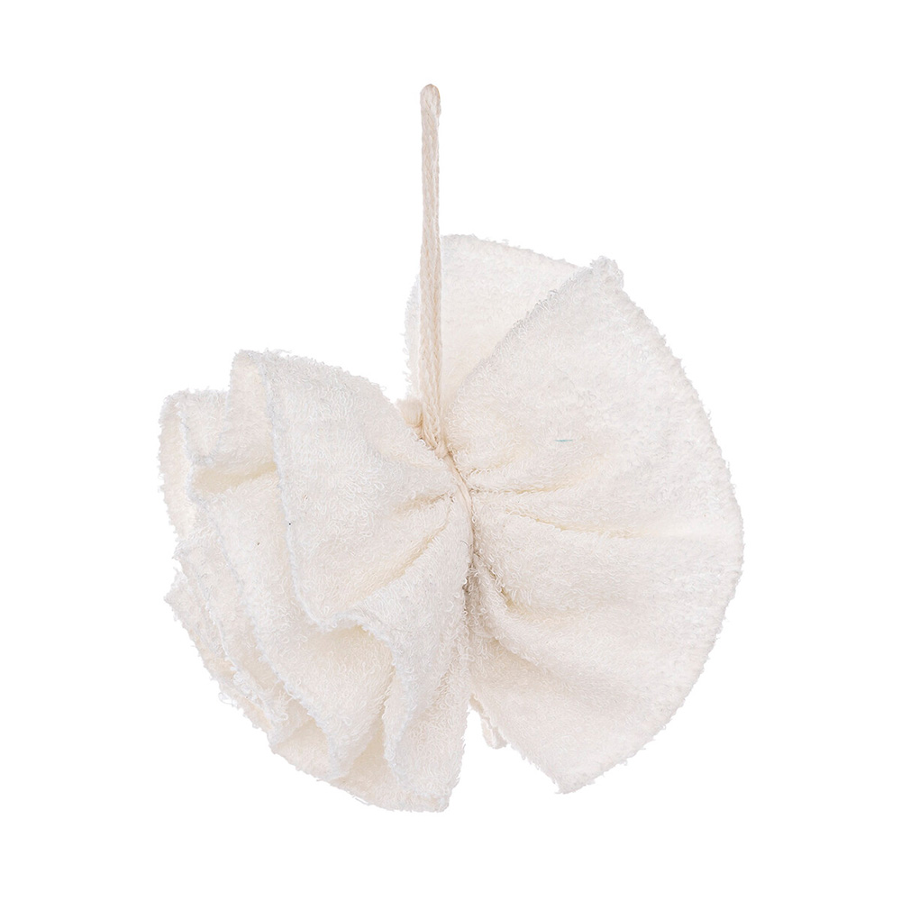 5five-cotton-mix-flower-shaped-loofah-white