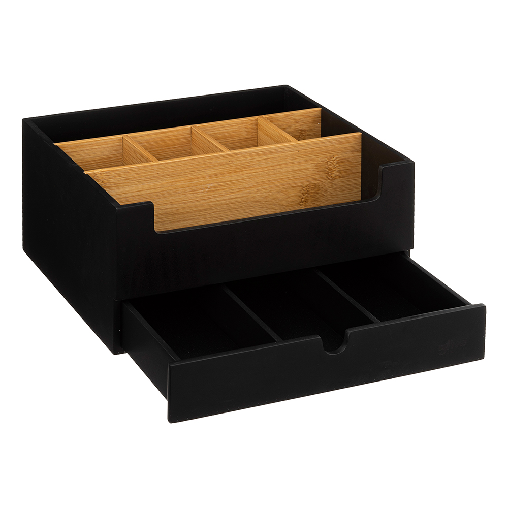 5five-natureo-storage-organizer-with-1-drawer-black-26-2cm