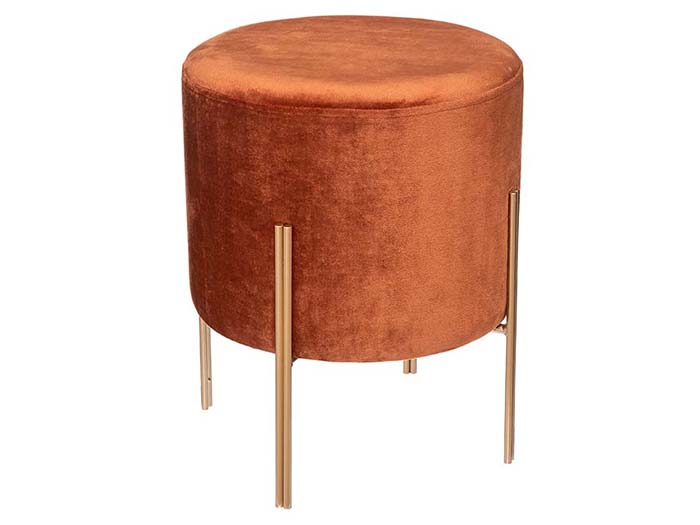 atmosphera-blush-living-mini-velvet-stool-40-cm-amber