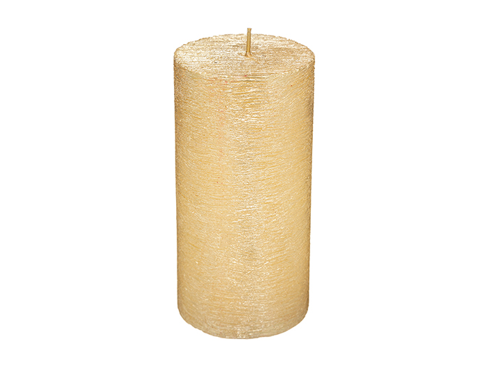 atmosphera-cylinder-pillar-candle-gold-14cm