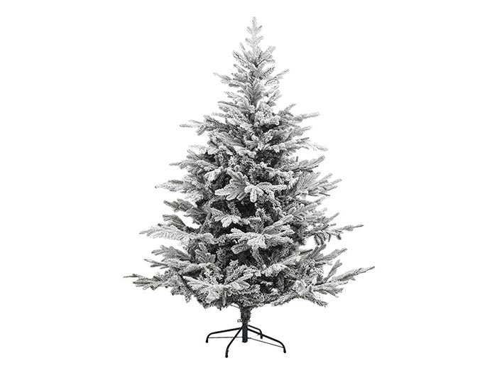christmas-frosty-artificial-christmas-tree-white-with-green-24-branches-150cm