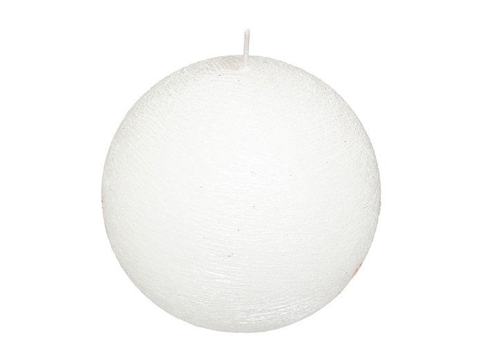 atmosphera-brushed-ball-shaped-candle-white-10cm
