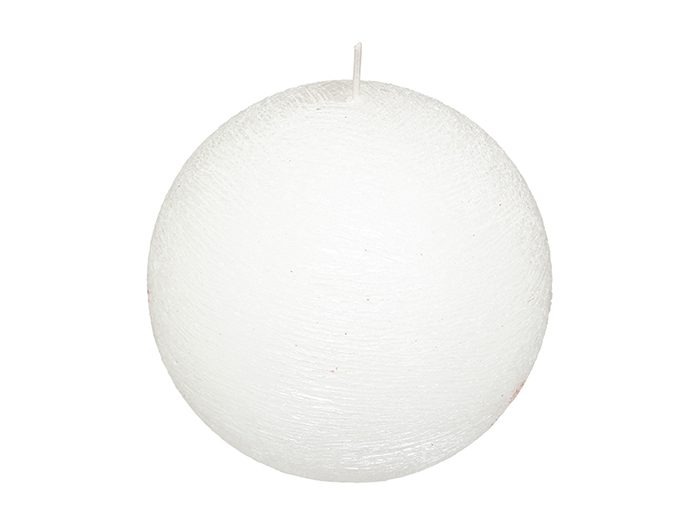 atmosphera-brushed-ball-shaped-candle-white-10cm