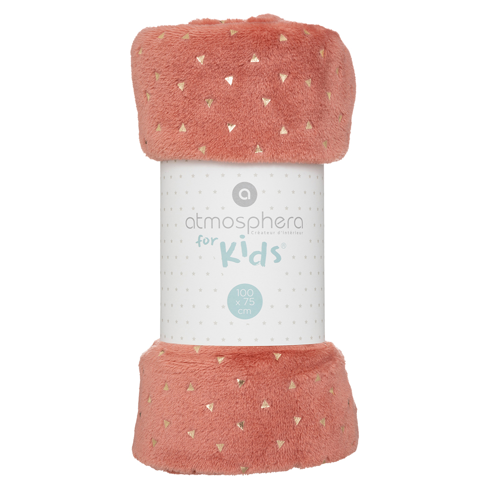 atmosphera-kids-oya-flannel-blanket-for-children-terracotta-red-75cm-x-100cm
