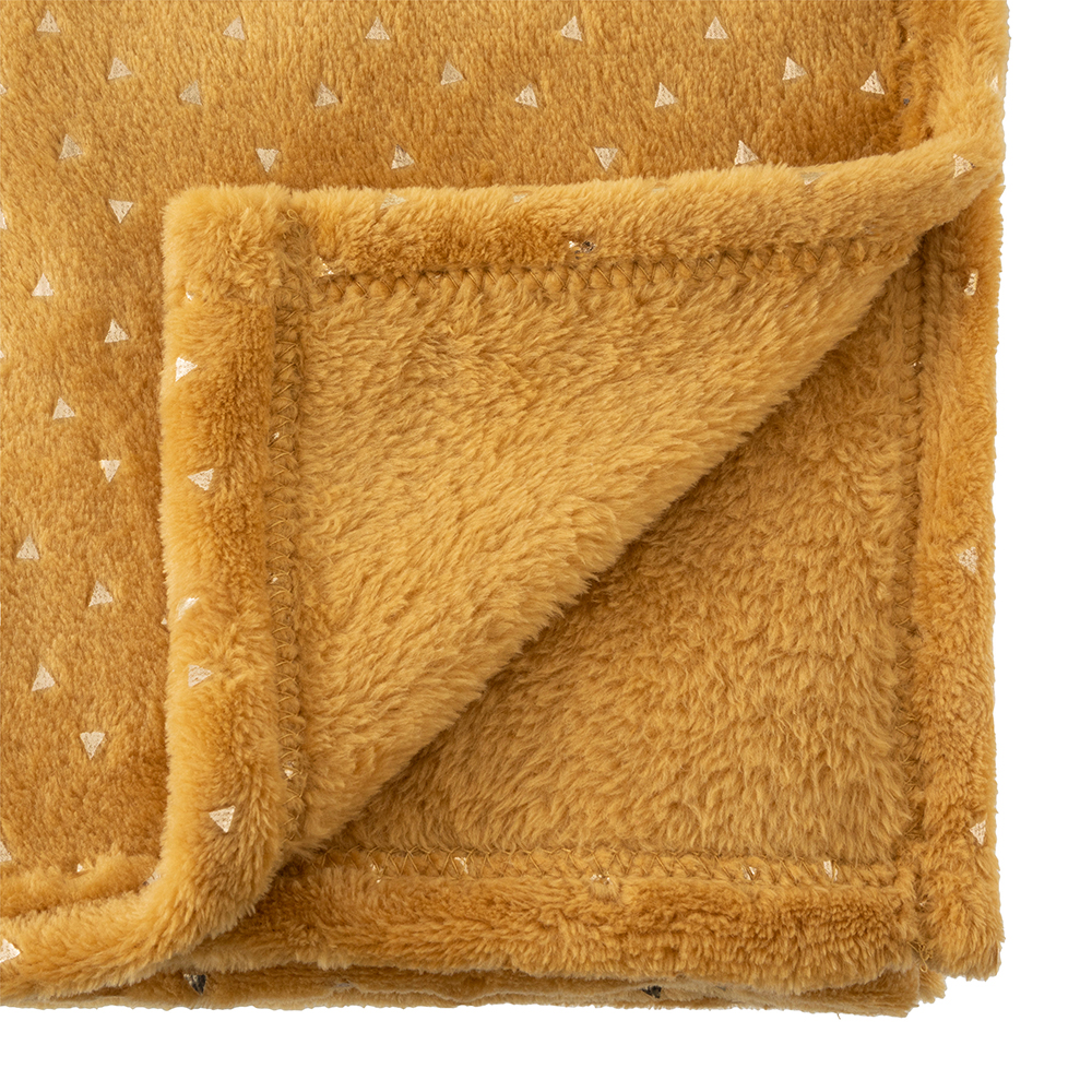 atmosphera-kids-oya-flannel-blanket-for-children-mustard-yellow-75cm-x-100cm