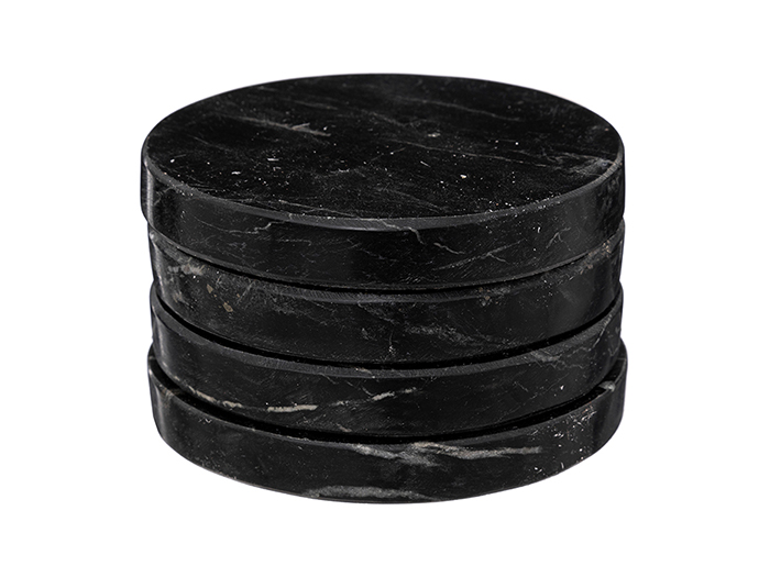 marble-round-coasters-black-set-of-4-pieces