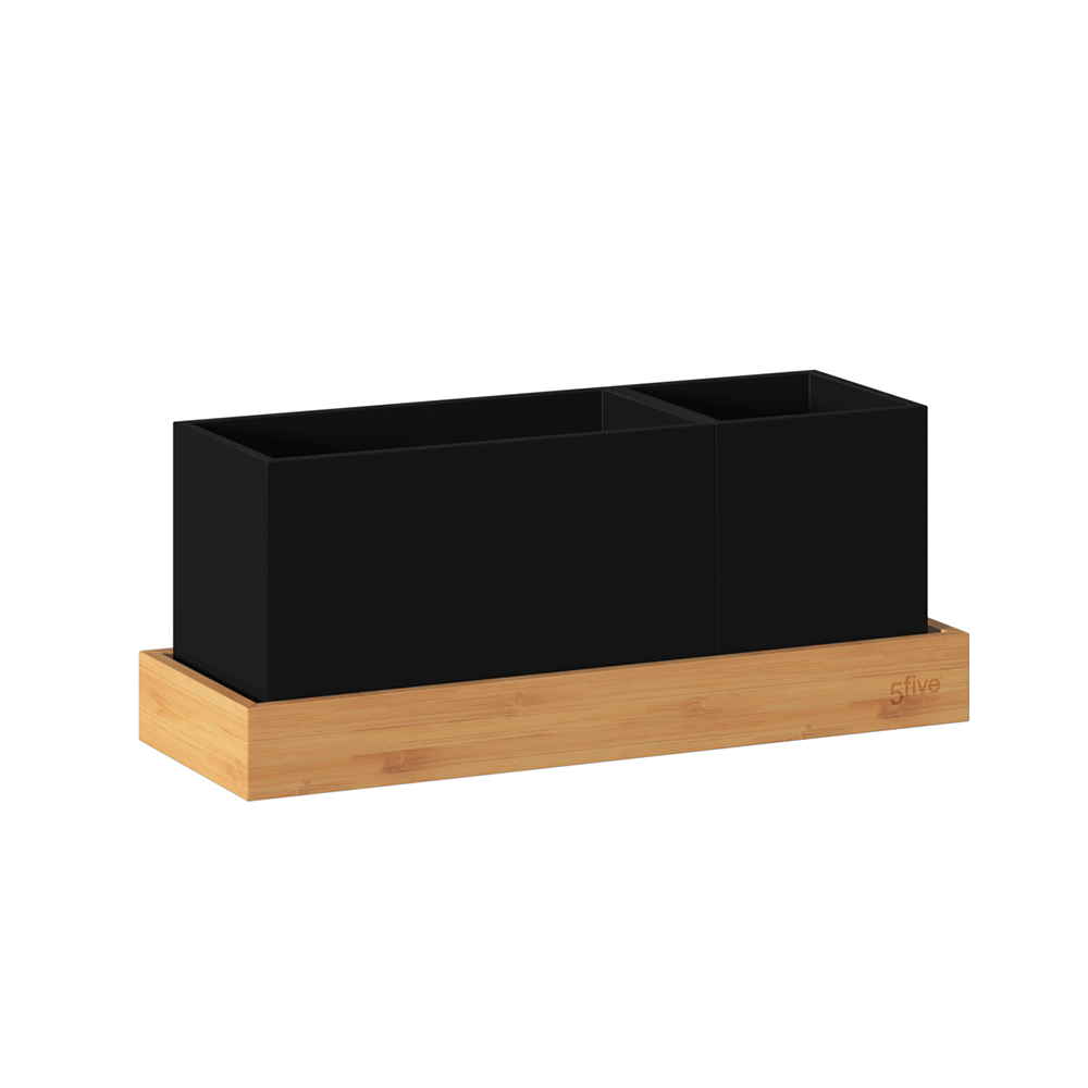 5five-bava-bamboo-desk-organizer-black-29cm