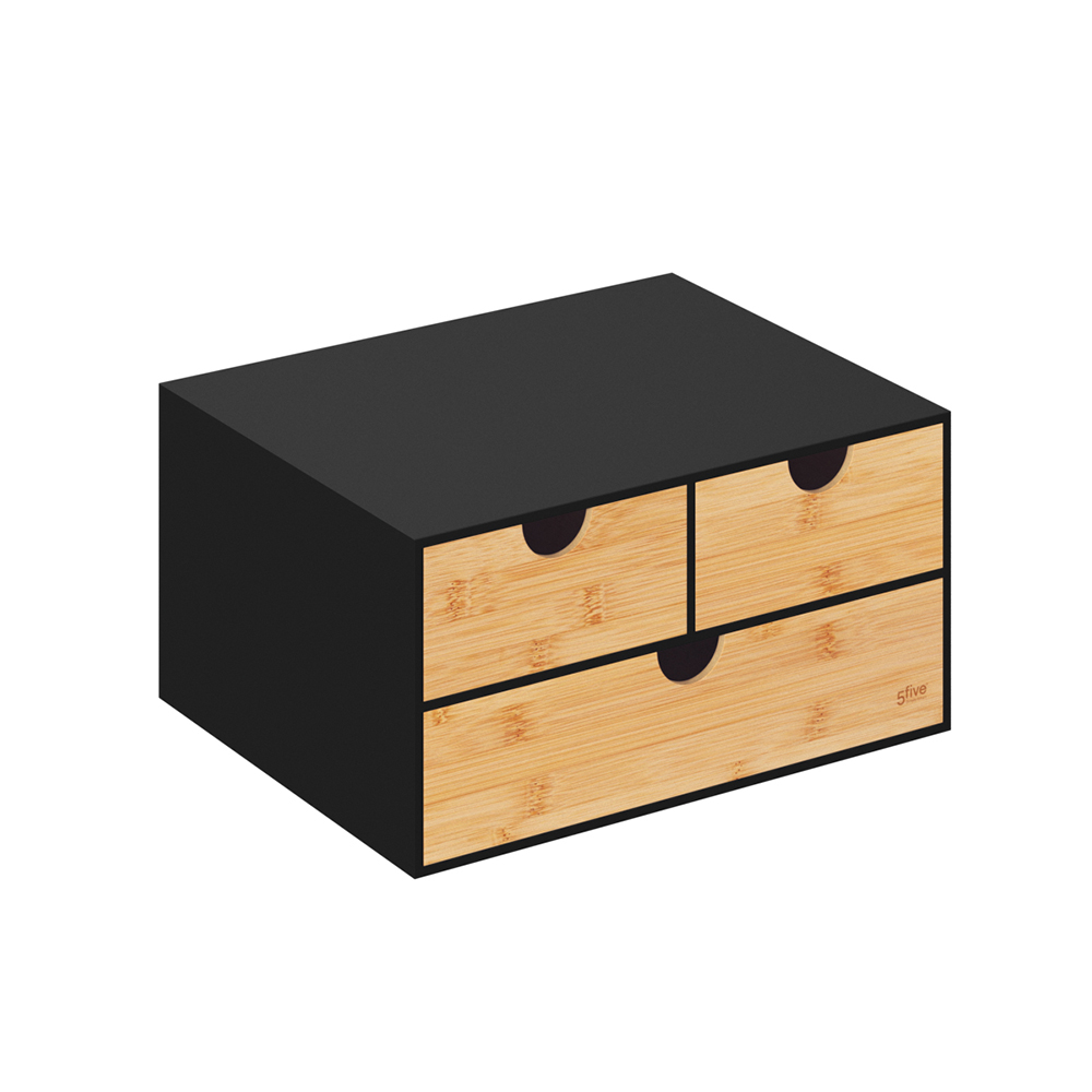 5five-bava-bamboo-desk-tower-organizer-black-32-5cm