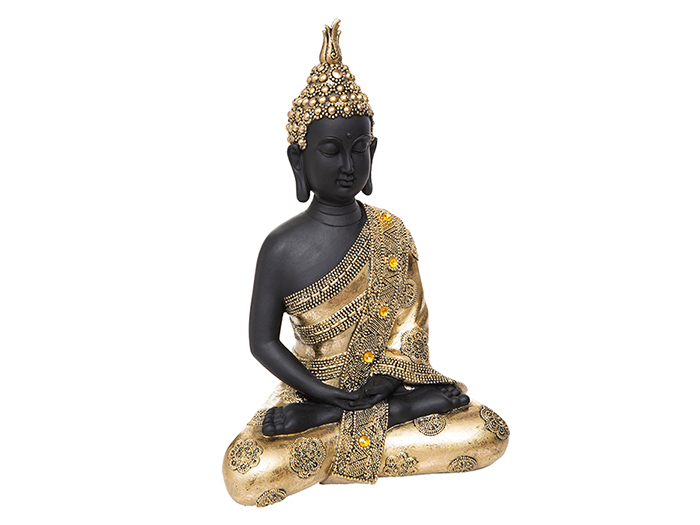 atmosphera-resin-meditating-buddha-figurine-34cm