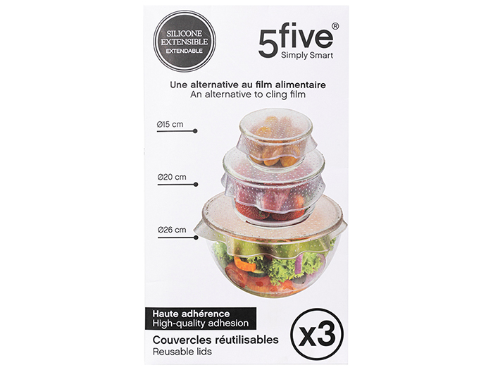 5five-silicone-bowl-covers-set-of-3-pieces-transparent