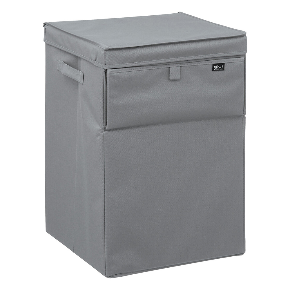 5five-cardboard-polyester-laundry-basket-grey-65l