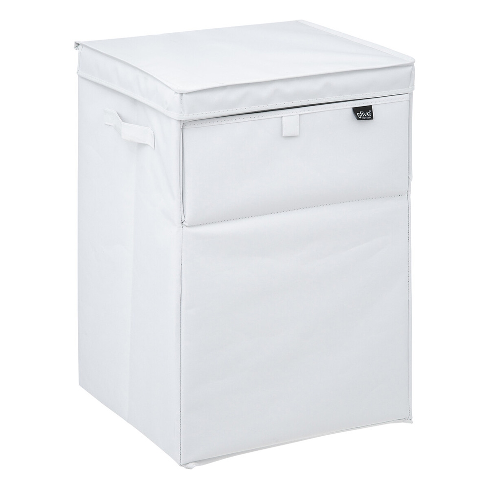 5five-cardboard-polyester-laundry-basket-65l-white