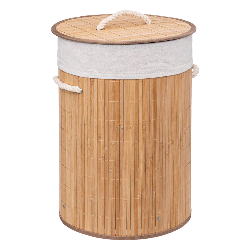 5five-bamboo-round-laundry-basket-48l