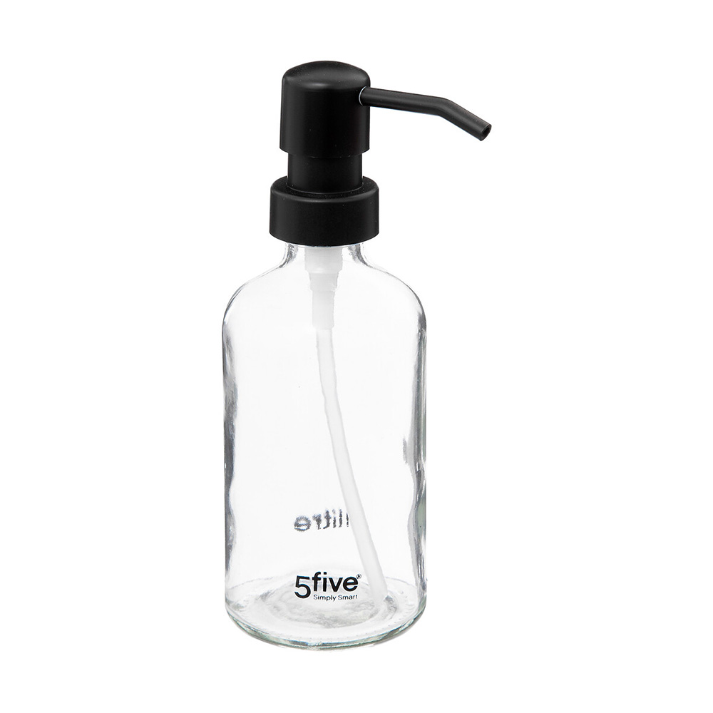 5five-glass-liquid-soap-dispenser-transparent-250ml