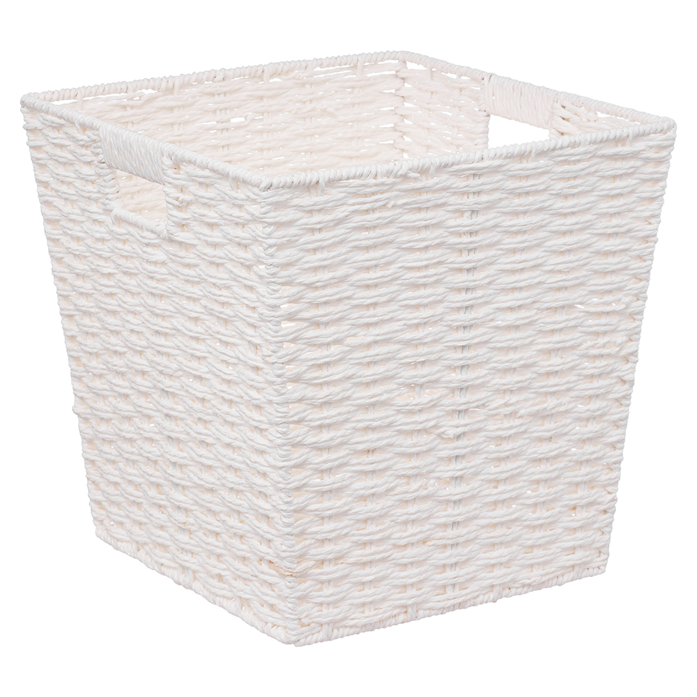 5five-paper-weaved-storage-basket-white-31cm-x-31cm