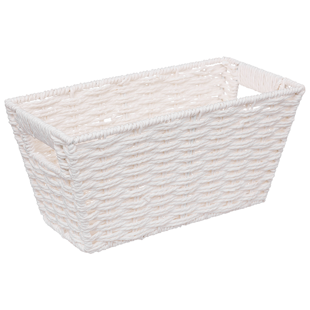 5five-paper-weaved-storage-basket-white-15cm-x-15cm