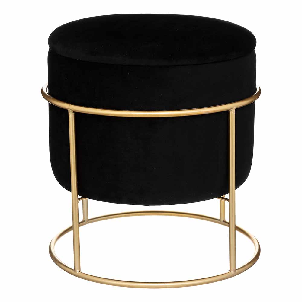 atmosphera-eliane-metal-framed-ottoman-pouf-black-42cm-x-44cm