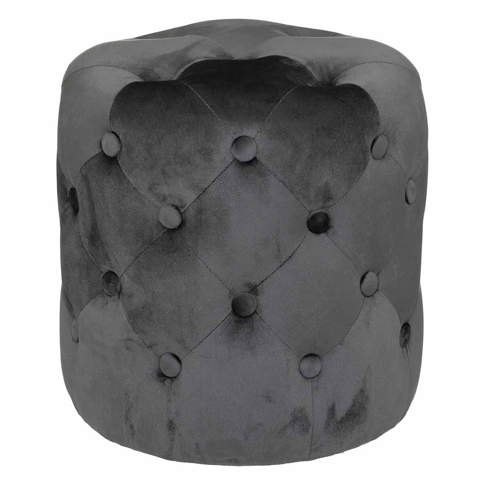 atmosphera-adriana-velvet-ottoman-pouf-dark-grey-38cm