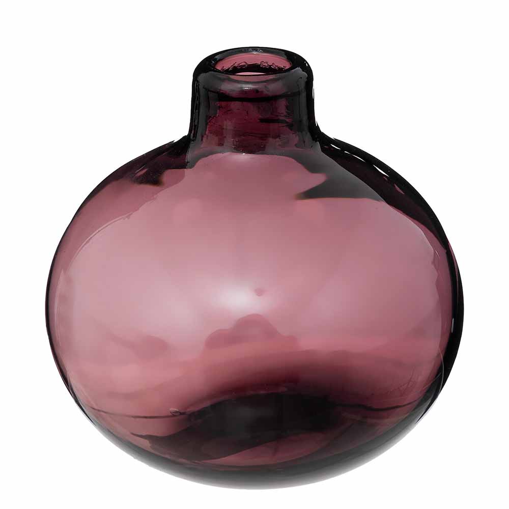 atmosphera-glass-bulb-flower-vase-prune-purple-12cm