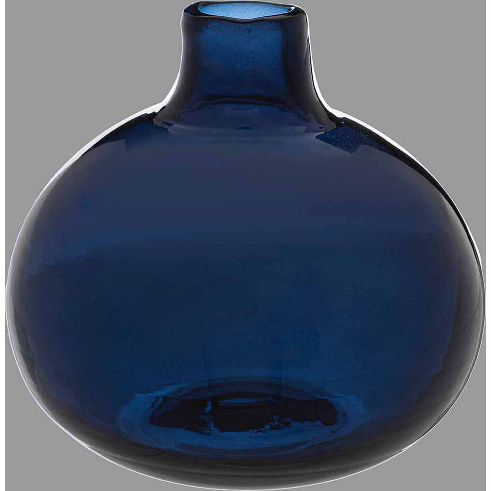 atmosphera-glass-bulb-flower-vase-blue-12cm