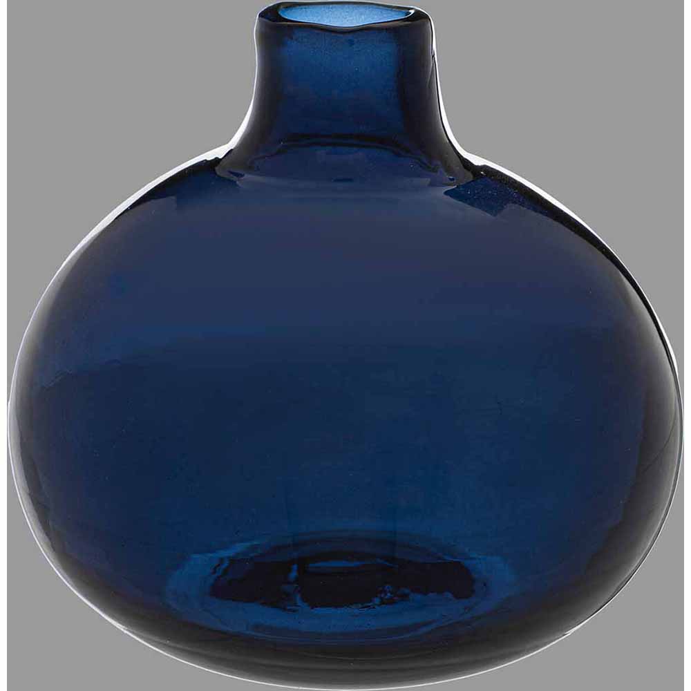 atmosphera-glass-bulb-flower-vase-blue-12cm