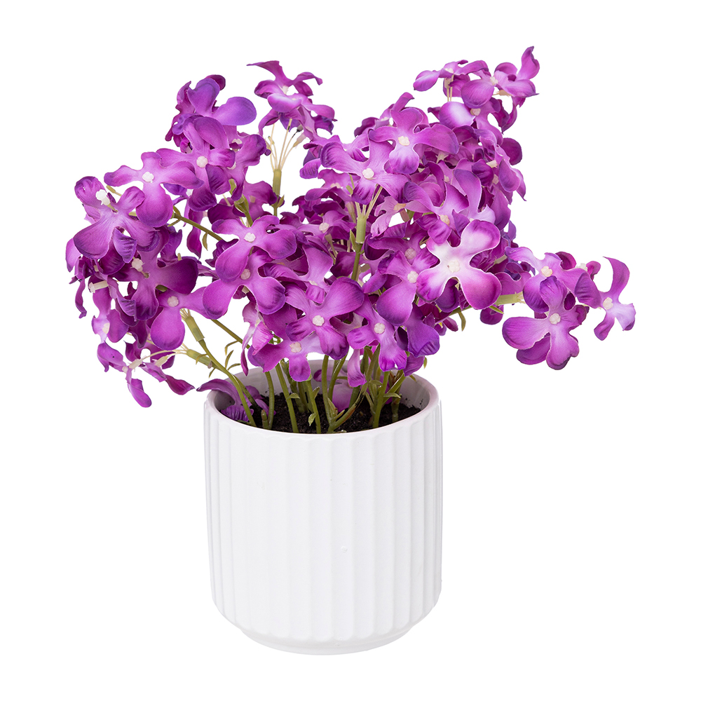 atmosphera-artificial-violet-flowers-in-ceramic-pot-22cm-x-27cm