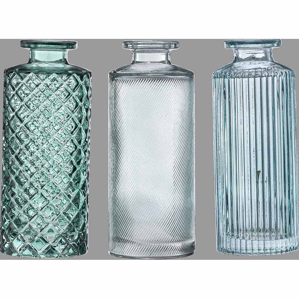 atmosphera-glass-flower-vase-set-of-3-pieces-blue