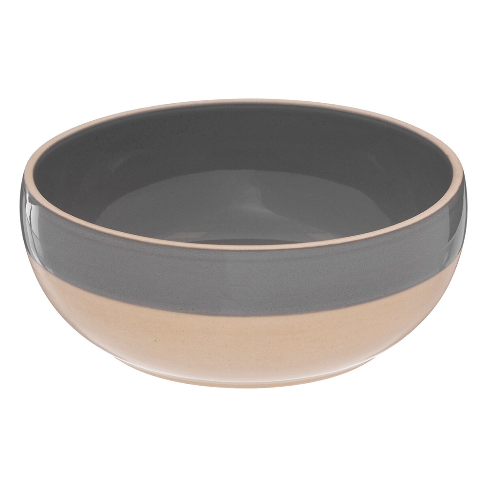 sg-secret-de-gourmet-duo-tone-ceramic-bowl-beige-grey-15cm