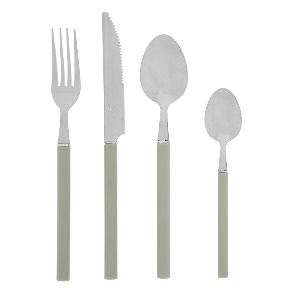 sg-secret-de-gourmet-indo-stainless-steel-cutlery-set-of-24-pieces-green