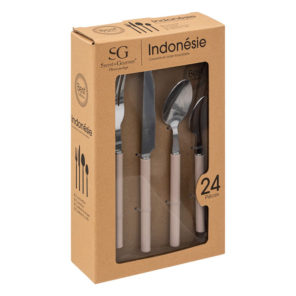 sg-secret-de-gourmet-indo-stainless-steel-cutlery-set-of-24-pieces-nude