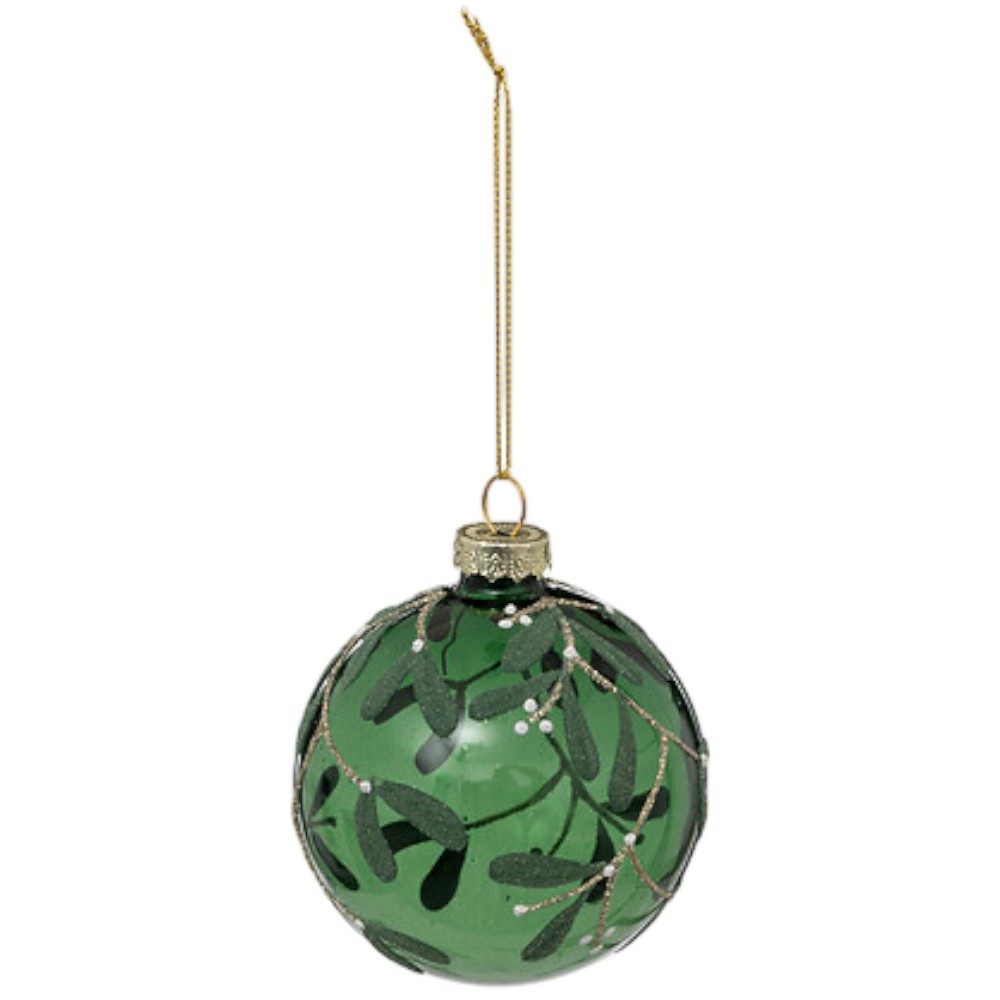 mistletoe-recycled-glass-christmas-bauble-green-8cm