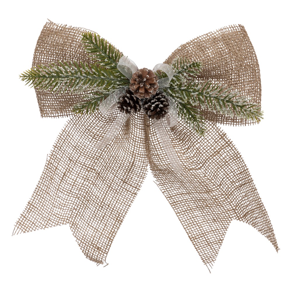 atmosphera-christmas-bow-with-pines-natural-33-cm-x-38-cm