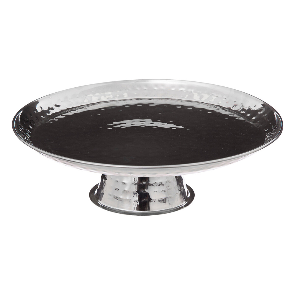 sg-secret-de-gourmet-hammered-metal-cake-stand-26cm