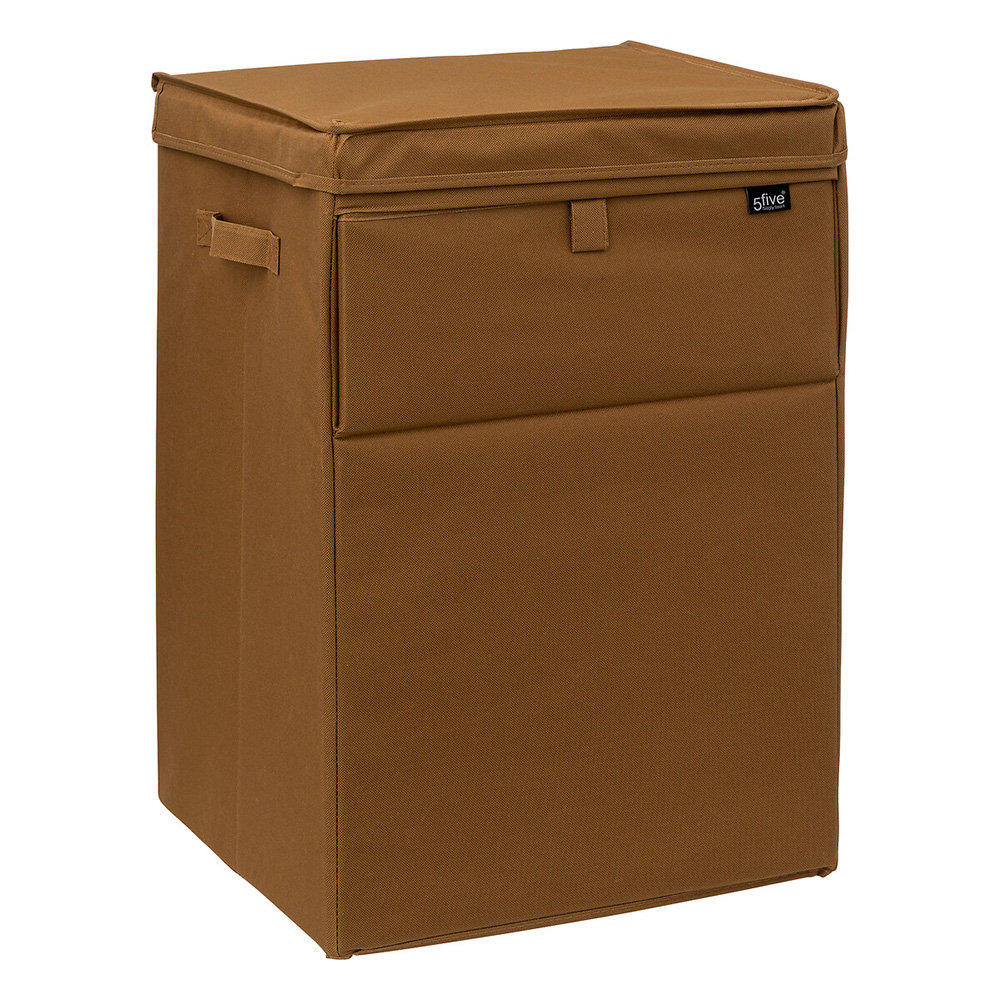 5five-carboard-polyester-laundry-basket-malt-brown-65l