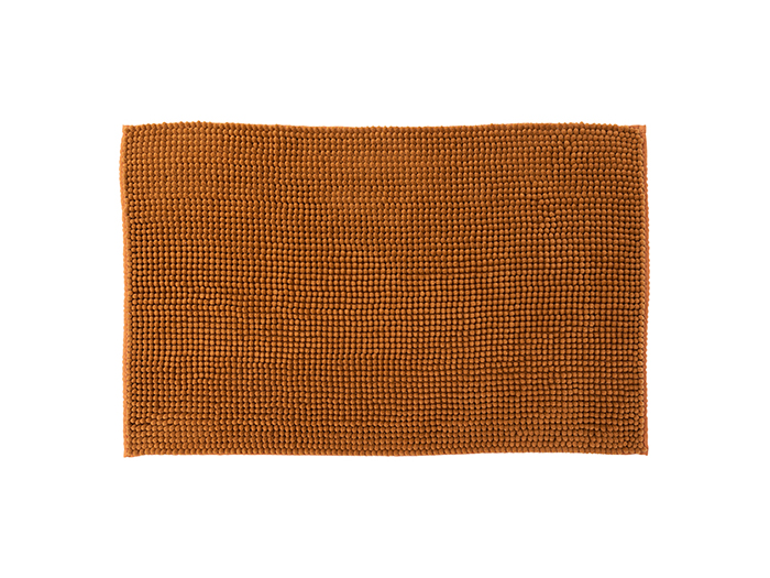 5five-arctic-chenille-bathroom-mat-tobacco-orange-50cm-x-80cm