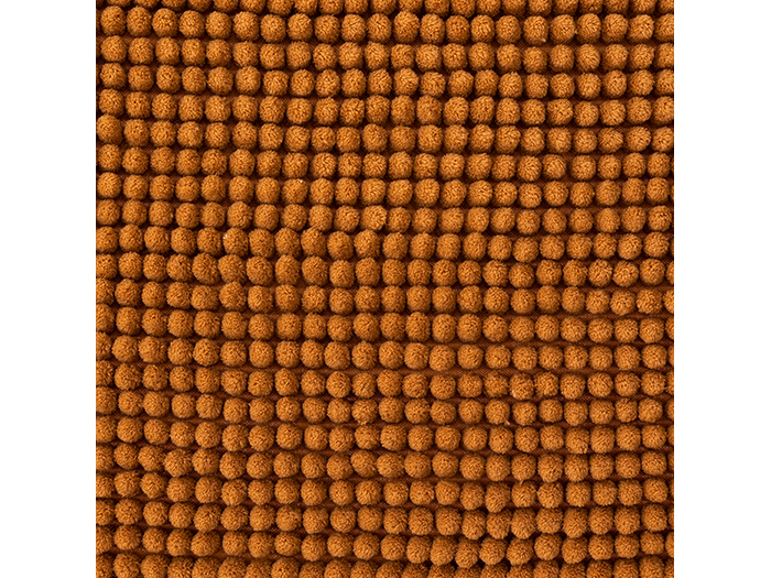 5five-arctic-chenille-bathroom-mat-tobacco-orange-50cm-x-80cm