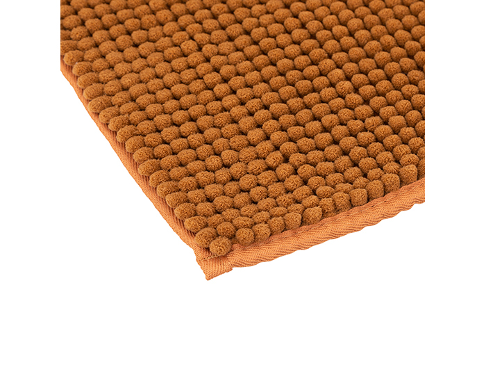 5five-arctic-chenille-bathroom-mat-tobacco-orange-50cm-x-80cm