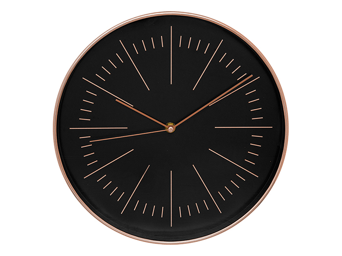 atmosphera-edith-plastic-rose-gold-black-clock-30cm