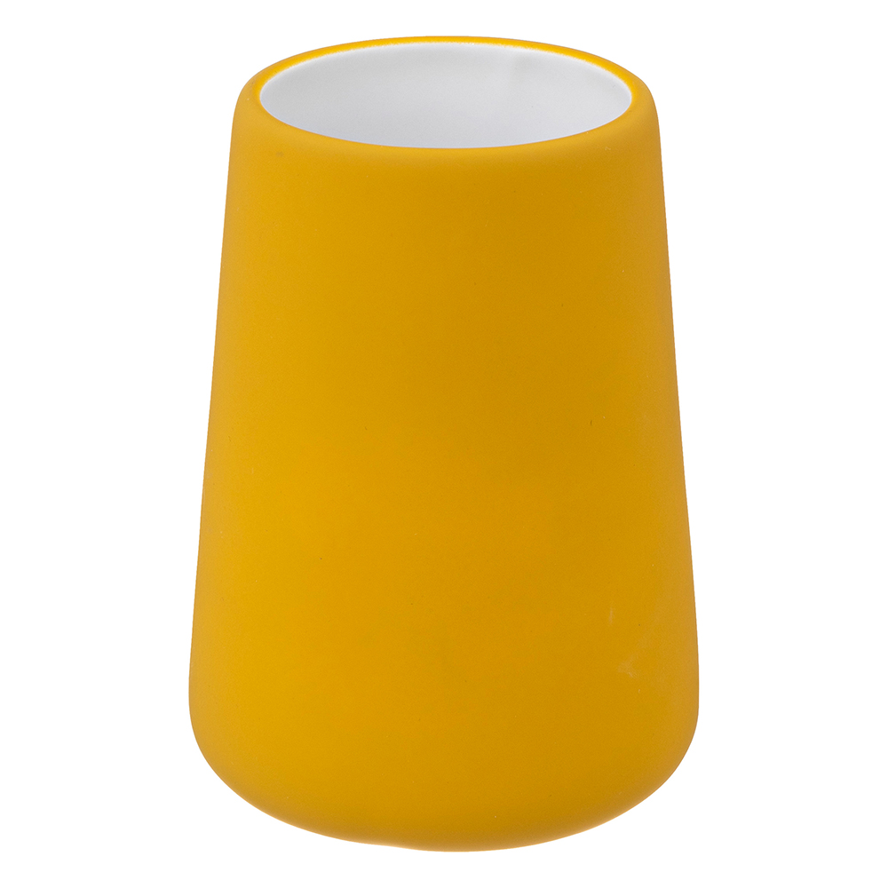 5five-rubber-bathroom-toothbrush-tumbler-mustard-yellow
